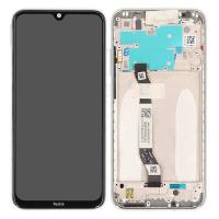 TOUCH SCREEN DISPLAY PER XIAOMI REDMI NOTE 8 / NOTE 8 2021 CON FRAME (SERVICE PACK) BIANCO