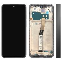 TOUCH SCREEN DISPLAY PER XIAOMI REDMI NOTE 9S / 9 PRO CON FRAME (SERVICE PACK) NERO