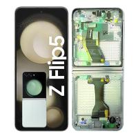 TOUCH SCREEN DISPLAY PER SAMSUNG GALAXY Z FLIP 5 5G F731 MINT INNER VERDE