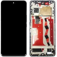 TOUCH SCREEN DISPLAY ORIGINALE PER HUAWEI NOVA 10 ORIGINAL CON FRAME NERO