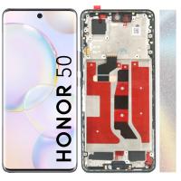 TOUCH SCREEN DISPLAY ORIGINALE PER HUAWEI HONOR 50 5G CON FRAME FROST CRYSTAL