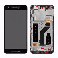 TOUCH SCREEN DISPLAY ORIGINALE PER HUAWEI NEXUS 6P CON FRAME NERO