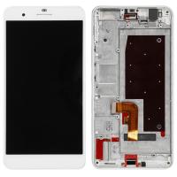 TOUCH SCREEN DISPLAY PER HUAWEI HONOR 6 PLUS ORIGINAL CON FRAME BIANCO