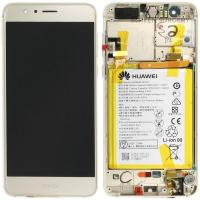 TOUCH SCREEN DISPLAY PER HUAWEI HONOR 8 SERVICE PACK CON FRAME E BATTERIA GOLD