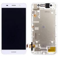 TOUCH SCREEN DISPLAY PER HUAWEI HONOR 4A Y6 ORIGINAL CON FRAME BIANCO