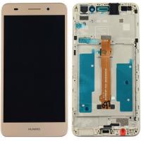 TOUCH SCREEN DISPLAY PER HUAWEI Y6 ll / HONOR 5A CON FRAME GOLD