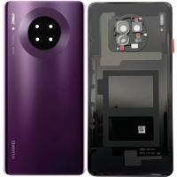 COPRIBATTERIA BACK COVER PER HUAWEI MATE 30 CON VETRO FOTOCAMERA VIOLA