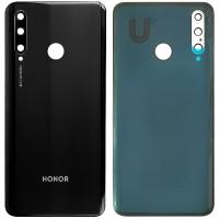 COPRIBATTERIA BACK COVER PER HUAWEI HONOR 20E CON VETRO FOTOCAMERA AAA NERO