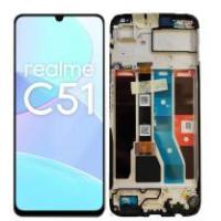 TOUCH SCREEN DISPLAY PER REALME C51 RMX3830 CON FRAME