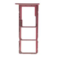 CARRELLO SIM TRAY PER HUAWEI Y6S / Y6 / Y7 2019 / HONOR 8A ROSSO