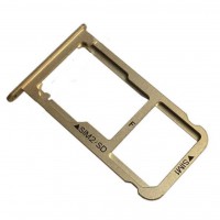 CARRELLO SIM TRAY PER HUAWEI P9 LITE GOLD