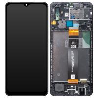 TOUCH SCREEN DISPLAY PER SAMSUNG GALAXY A02 A022 CON FRAME NERO SERVICE PACK