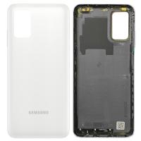 COPRIBATTERIA BACK COVER PER SAMSUNG GALAXY A03S A037F BIANCO ORIGINALE (ASIA VERSION)