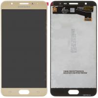 TOUCH SCREEN DISPLAY PER SAMSUNG GALAXY J7 PRIME G610 GOLD SERVICE PACK