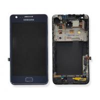 TOUCH SCREEN DISPLAY PER SAMSUNG GALAXY S2 PLUS i9105 CON FRAME BLU