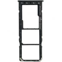 CARRELLO SIM TRAY PER SAMSUNG GALAXY M20 M205 NERO