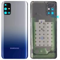 COPRIBATTERIA BACK COVER PER SAMSUNG GALAXY M31S M317 CON VETRO FOTOCAMERA BLU ORIGINALE