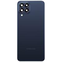 COPRIBATTERIA BACK COVER PER SAMSUNG GALAXY M536 CON VETRO FOTOCAMERA BLU ORIGINALE