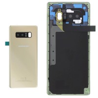 COPRIBATTERIA BACK COVER PER SAMSUNG GALAXY NOTE 8 N950F CON VETRO FOTOCAMERA GOLD AAA