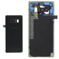 COPRIBATTERIA BACK COVER PER SAMSUNG GALAXY NOTE 8 N950F CON VETRO FOTOCAMRA NERO ORIGINALE