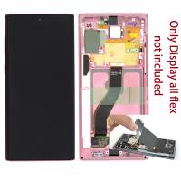 TOUCH SCREEN DISPLAY USATO PER SAMSUNG GALAXY NOTE 10 N970 PINK CON FRAME GRADO A