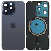 SCOCCA CON FRAME PER APPLE IPHONE 15 PRO BLU