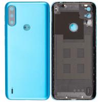 COPRIBATTERIA BACK COVER PER MOTOROLA MOTO E7 POWER XT2097 BLU