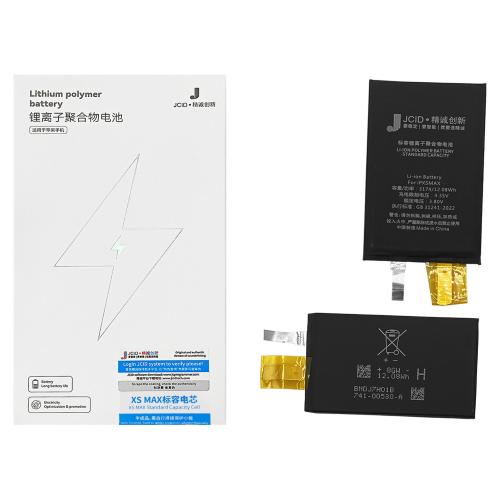 BATTERIA APPLE PER IPHONE XS MAX (JCID) (SWAP NO FLEX) SUPERIORE + INFERIORE 3174mAh