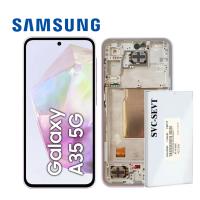 TOUCH SCREEN DISPLAY PER SAMSUNG GALAXY A35 5G A356 SERVICE PACK LAVANDER VIOLA