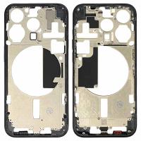 MIDDLE FRAME + SIDE KEY PER APPLE IPHONE 15 PRO SMONTATO GRADO A BLU