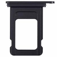 CARRELLO SIM TRAY PER APPLE IPHONE 15 NERO