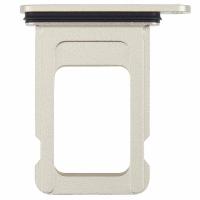 CARRELLO SIM TRAY PER APPLE IPHONE 15 NERO