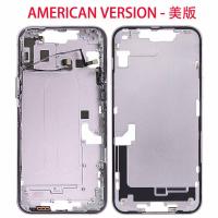 MIDDLE FRAME + SIDE KEY PER APPLE IPHONE 14 PLUS SMONTATO GRADO A VIOLA US VERSION