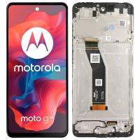 TOUCH SCREEN DISPLAY PER MOTOROLA MOTO G04 XT2421-3 CON FRAME NERO