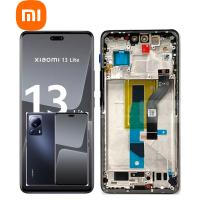 TOUCH SCREEN DISPLAY PER XIAOMI 13 LITE 5G CON FRAME NERO SERVICE PACK