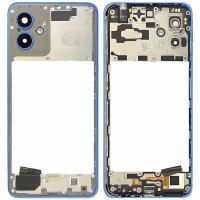 FRAME B + SIDE KEY PER MOTOROLA MOTO G14 XT2341 BLU