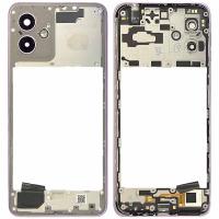 FRAME B + SIDE KEY PER MOTOROLA MOTO G14 XT2341 LILLA