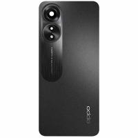 BACK COVER + VETRO FOTOCAMERA PER OPPO A78 4G CPH2565 NERO