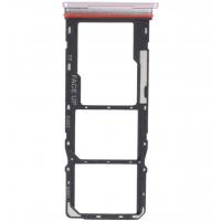 CARRELLO SIM TRAY PER MOTOROLA MOTO G42 XT2233 ROSA