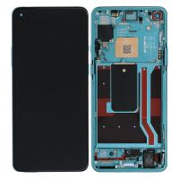 TOUCH SCREEN DISPLAY PER ONE PLUS 8T CON FRAME ACQUAMARINE VERDE SERVICE PACK