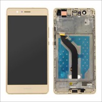 [f364] TOUCH SCREEN DISPLAY LCD PER HUAWEI P9 LITE ORO CON FRAME GOLD DITIGIZER RICAMBIO SCHERMO