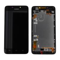 [f287] TOUCH SCREEN DISPLAY NERO LCD ASSEMBATO PER HUAWEI ASCEND G630 BLACK