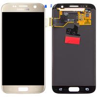 [b516] TOUCH SCREEN DISPLAY GOLD ORO ORIGINALE PER SAMSUNG GALAXY S7 G930F GH97-18523C