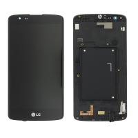 [d148] TOUCH SCREEN DISPLAY ORIGINALE PER LG K8 K350N K350E K350DS NERO CON FRAME