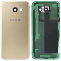 [b433] SCOCCA COPRIBATTERIA GOLD ORO PER SAMSUNG GALAXY A5 2017 A520 A520F