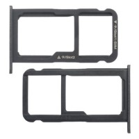 [f582] CARRELLO SIM TRAY PER HUAWEI P8 LITE 2017 NERO