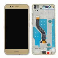 [f300] TOUCH SCREEN DISPLAY ORO GOLD PER HUAWEI P10 LITE LCD DIGITIZER CON FRAME