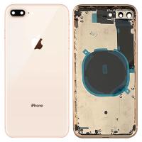 [a423] SCOCCA COPRIBATTERIA BACK PER IPHONE 8 PLUS GOLD ORO