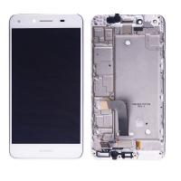 [f726] TOUCH SCREEN DISPLAY PER HUAWEI Y5 2 BIANCO CON FRAME / Y6 2 COMPACT