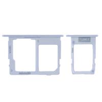 [b1308] CARRELLO SIM TRAY PER SAMSUNG J5 2017 J530 SILVER